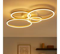 Globo Deckenlampe LED Nickel Mat Avec Réglage Pour Salon Chambre Design