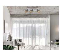 Globo Deckenlampe Spotleiste 3 Lichts Gris Bois 54x12,5x25cm