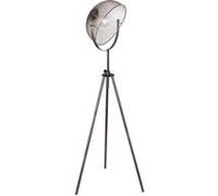 Lampadaire design vintage Moniga - H. 178 cm - Gris chromé