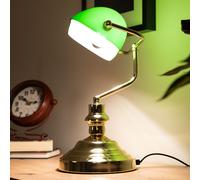 Globo Lighting Antique lampe de bureau 1x60 W laiton-vert 2491
