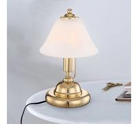 Globo Lampe De Bureau Design Antique Table, Or Argent, Verre Laiton E14