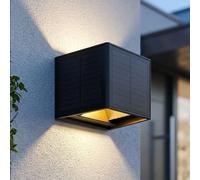 Globo Lampe Murale Extérieure Solaire Réglable LED Noir IP54 3 V 2500-3000K