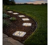 Lampe solaire au sol Lampe solaire extérieure Lampe d'allée Lampe de jardin LED Set de 6