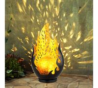 Globo Lampe Solaire LED Extérieure IP44 Décorative Noir 26,5 cm