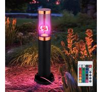 Globo Lampe sur Plante Sol Murale LED RGB IP44 avec Détecteur Mouvement