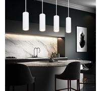 Globo Lampe Suspendue Deckenlampe GU10 4 L 65 cm 120 cm Blanc Métal