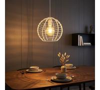 Globo Lampe Suspendue LED Blanc Ajustable en Hauteur 120 cm H 28 cm