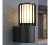 Applique murale LED d'extérieur, applique murale, luminaire d'extérieur, anthracite, aluminium, H 20 cm