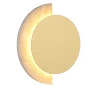 Globo LED Wandleuchte Wandlampe Moderne Plafond? Rond Flach Blanc Métal H 20 cm