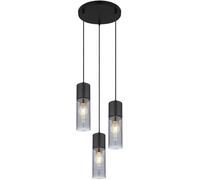Globo Lighting Annika lampe suspendue 3x25 W noir-fumé 21000-3HB