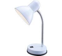 Globo Lighting Basic lampe de bureau 1x40 W blanc-chrome 2485