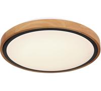 Globo Lighting Bruno plafonnier 1x12 W noir-bois-opale 41764-12