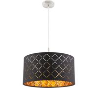 Globo Lighting Clarke lampe suspendue 1x60 W noir-doré 15229H