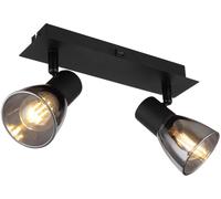 Globo Lighting Claude applique murale 2x40 W noir-fumé 54307-2
