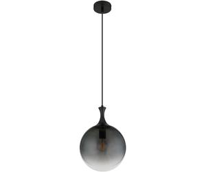 Globo Lighting Dalton lampe suspendue 1x10 W noir-fumé 15885H