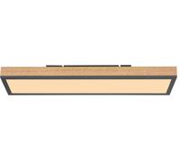 Globo Lighting Doro plafonnier 1x18 W blanc-bois-graphite 416080WD