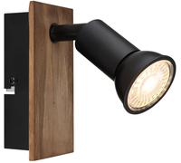 Globo Lighting Drew applique murale 1x35 W noir-bois 57998-1W