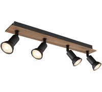 Globo Lighting Drew plafonnier 4x35 W noir-bois 57998-4W