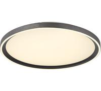 Globo Lighting Plafonnier Dublin 48802-38 – 1x38 W LED dimmable CCT télécommande blanc-gris Ø40 cm