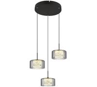 Globo Lighting Fogsy lampe suspendue 3x24 W noir 15634-3