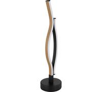 Globo Lighting Geronimo lampe de table 2x12 W noir-bois 67206TW