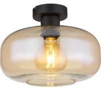 Globo Lighting Giuseppe plafonnier 1x40 W noir-ambré 15566DA