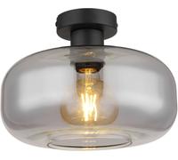 Globo Lighting Giuseppe plafonnier 1x40 W noir-fumé 15566D