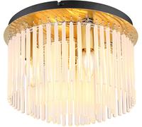 Globo Lighting Gorley plafonnier 5x40 W blanc-transparent-doré 15698DM