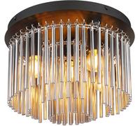 Globo Lighting Gorley plafonnier 5x40 W noir-fumé 15698D