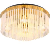 Globo Lighting Gorley plafonnier 5x60 W blanc-noir-doré 15698D1M