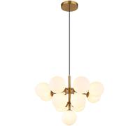 Globo Lighting Grappy lampe suspendue x5 W blanc-doré 56143-13G