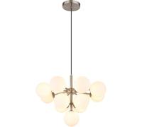 Globo Lighting Grappy lampe suspendue x5 W blanc-nickel 56143-13N