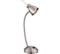Lampe de chevet LED Lampe de chevet Flexo Eclairage de bureau nickel mat Globo 2474L