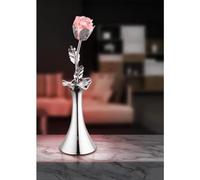 Globo Lighting Lampe A Poser - Chrome - Acrylique - Ampoule Led Incluse - Diametre 8.2 Cm - Hauteur 29.5 Cm - 0.06w 4.5v