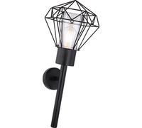 Globo Lighting lampe d'extérieur acier inoxydable noir, 1x E27 LED