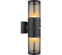 Globo Lighting Xeloo applique murale extérieure 2x60 W noir-fumé 32014-2BSS