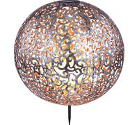 Globo Lighting Lampe solaire métal argenté, LED