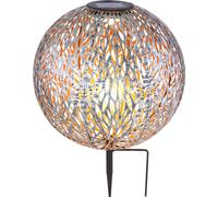 Globo Lighting Lampe solaire métal gris argenté, LED