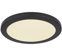 Globo Lighting Lasse plafonnier 1x24 W blanc-noir 12379-24B