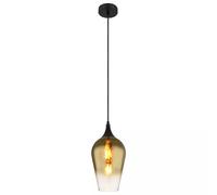 Globo Lighting Lavus lampe suspendue 1x60 W noir-doré 15552H2