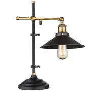 Globo Lighting Lenius lampe de table 1x60 W noir-doré 15053T