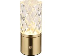 Globo Lighting Lunki lampe de table 1x2.5 W transparent-laiton 21010M