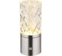 Globo Lighting Lunki lampe de table 1x2.5 W transparent-nickel 21010N