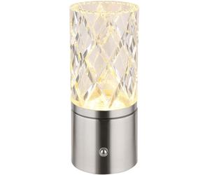 Globo Lighting Lunki lampe de table 1x2.5 W transparent-nickel 21010N