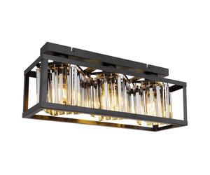 Globo Lighting Mathilde plafonnier 3x40 W noir-fumé 15697-3D