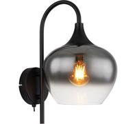 Globo Lighting Maxy applique murale 1x40 W noir-fumé 15548W