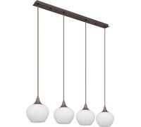 Globo Lighting Maxy lampe suspendue 4x40 W blanc-café 15548-4HC