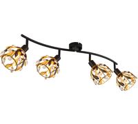 Globo Lighting Mika plafonnier 4x25 W noir 15759-4