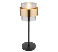 Globo Lighting Milley lampe de table 1x60 W noir-doré 15560T