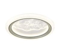 Plafonnier LED, lampe de plafond, fonction mémoire, cristaux acryliques mats, CCT D 39,5 cm